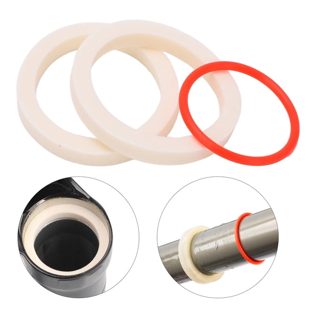 Sellos de aceite para horquilla de bicicleta RISK 2 piezas accesorios para horquillas delanteras de bicicleta Anillo de espuma ultra sensible