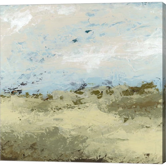 Great Art Now Green Fields II by June Erica Vess Canvas Wall Art