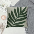 thumbnail image 2 of COMIO  Decorative Pillowcases Green Tropical Leaf  Throw Pillow Covers Farmhouse Pillow Cushion Cases Home Decor Square Floral Pillow Case, 2 of 5
