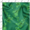 thumbnail image 2 of Soimoi Poly Taffeta Green Fabric By the Yard - 56 Inch Wide - Maple Leaves Material - Autumnal Beauty for Home Decor Printed Fabric, 2 of 6