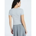 thumbnail image 3 of Scoop Women’s The York Baby Tee with Short Sleeves, Sizes XS-XXL, 3 of 5
