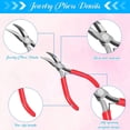 thumbnail image 5 of 8 Pieces Jewelry Making Pliers Tool Kit, Needle Nose Pliers, Round Nose Pliers, Nylon Jaw Pliers for Jewelry DIY, 5 of 7