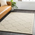 thumbnail image 2 of Hauteloom Orick Wool Living Room, Bedroom Area Rug - Solid & Border - Beige - 7'9"-Round, 2 of 12