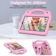 thumbnail image 5 of Dteck for Onn 7 inch Tablet Case (2024 Model) 100135924, with 14 Dolls DIY Figures Handle Stand, Kids EVA Shockproof Cover for Walmart Onn 7" Tablet Gen 4 2024,Pink, 5 of 9