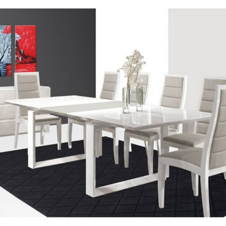 Natalia Rectangular Dining Table White Lacquer Natalia Rectangular Dining Table White Lacquer
