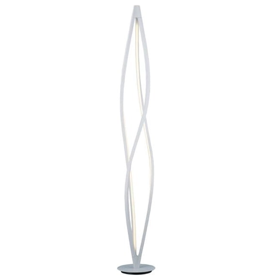 ET2 E41398-11MW Cyclone LED 72 in. 14.6 watt Matte White Floor Lamp Portable Light