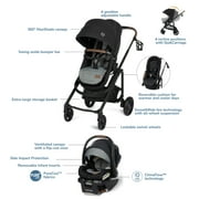 Maxi-Cosi Tayla Max 5-in-1 Modular Travel System, Onyx Wonder Black
