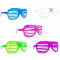 thumbnail image 4 of 24 pcs Slotted Shutter Shade Sunglasses Blinking Led Light Up Eyeglasses Flashing Party Gift Bag Fillers, 4 of 7