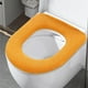 thumbnail image 5 of Ireezec Winter Toilet Seat Cover Knitted Bathroom Mat Non-Slip Soft Cushion for Bathroom Home Comfort Warm Washable Toilet Lid Cover Cozy Thick Plush Fabric Toilet Seat Cushion for Cold Weather Home, 5 of 6