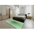 thumbnail image 4 of Ahgly Company Indoor Rectangle Patterned Mint Green Area Rugs, 5' x 7', 4 of 6