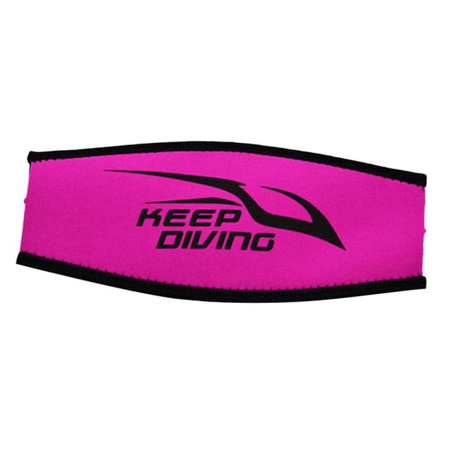 Scuba Diving Funda De Correa De Buceo Con Neopreno Y cara De Snorkel - Cómodo Y Universal - Perfecto Para Cabello rgo - Colores Seleccionados Macarena Máscara de buceo con correa