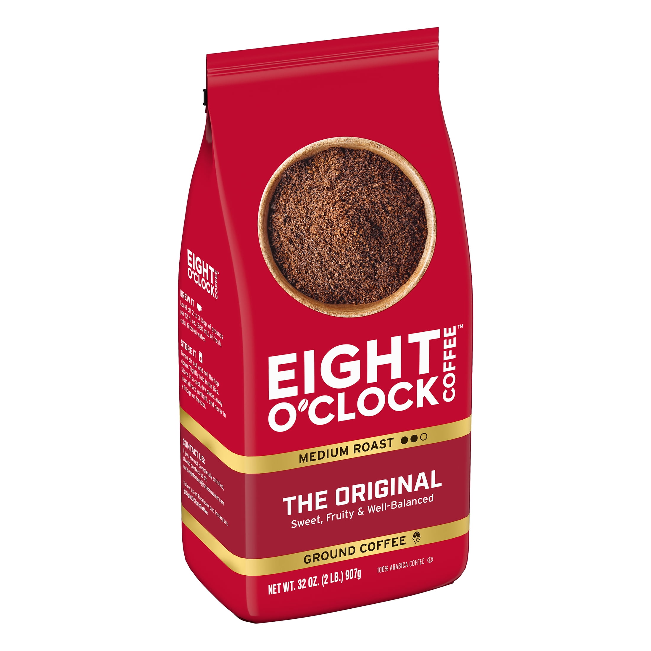 Eight O'Clock Coffee Medium Roast Ground The Original Coffee 32 oz
