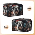 thumbnail image 3 of Uemuo Pirate Bulldog On Deck Print Toaster Cover 2 Slice, Small Kitchen Appliance Covers, Toaster Oven Cover with Loop, Bread Machine Cover Dust Cover Protection, 3 of 7