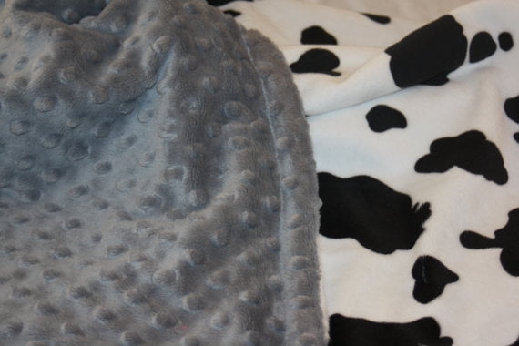 cow print baby bedding