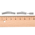 thumbnail image 4 of 10 pc 304 Stainless Steel Bayonet Clasps Stainless Steel Color 29.5x6x5mm Hole: 3.3mm, 4 of 5