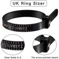 thumbnail image 4 of 2 x American English Ring Size Table Costume, Finger Measuring Band, Used for Measurement, Suitable for Ladies, 4 of 5