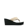 thumbnail image 3 of Dream Pairs Women's Platform Flip Flop Arch Support Comfortable Woven Strap Soft Cushion Wedge Flip Flops Summer Thong Sandals SDFF2333W, 3 of 5