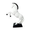 thumbnail image 3 of Estatua de caballo Escultura animal Figura de decoración Dormitorio Adorno Fengshui para Blanco, 3 of 9