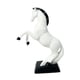 thumbnail image 3 of Estatua de caballo de resina, figura para chimenea, gabinete de negocios, escritorio, escultura de animal Blanco, 3 of 9
