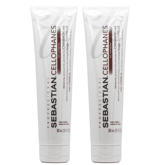 2 Pack - Sebastian Professional Cellophanes , Cinnamon Red 10.1 oz