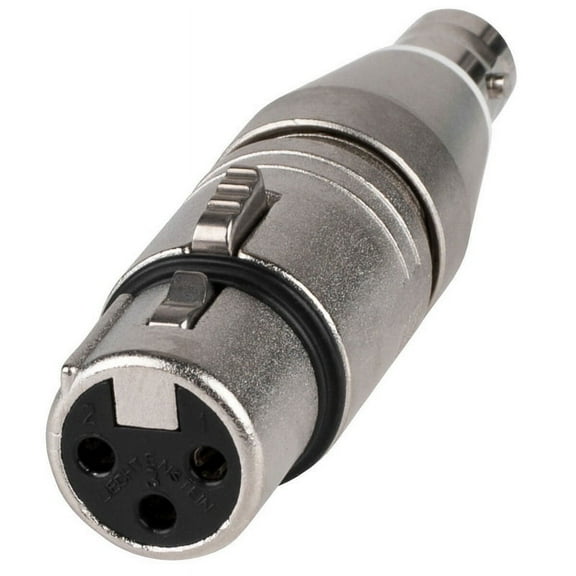 Neutrik NA2FBNC 3 Pin XLR Female to BNC Jack Adapter