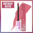 thumbnail image 2 of Maybelline Super Stay Matte Ink Liquid Lipstick, Birthday Edition, Birthday Bestie, 0.17 fl. oz., 2 of 10