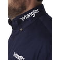 thumbnail image 2 of Camisa Wrangler Western Logo Manga Larga para Hombre Azul Marino, 2 of 5