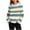Green#05, variant on JTZGDY Fuzzy Trim Sweatshirts for Women Lightweight Casual Winter Warm Long Sleeve Striped/Color Block/Plaid/Floral Printed Crewneck Pullover Tops Loose Oversied Graphic T-Shirts Green#08 XXL