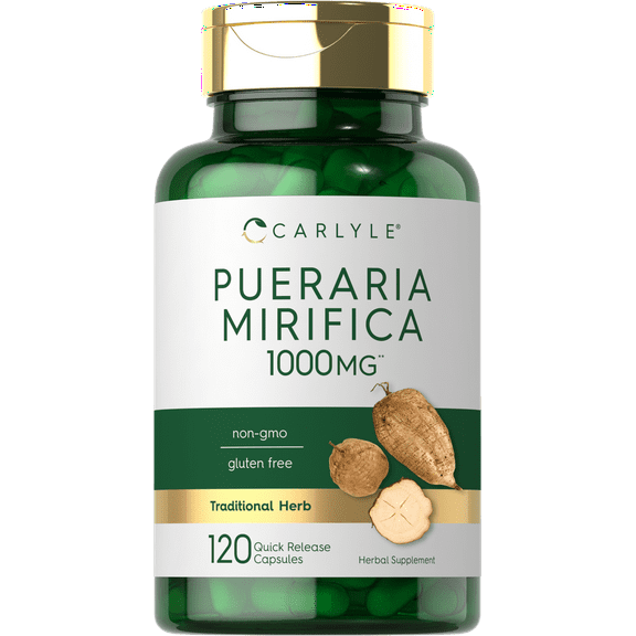 Pueraria Mirifica Extract | 1000mg | 120 Capsules | by Carlyle