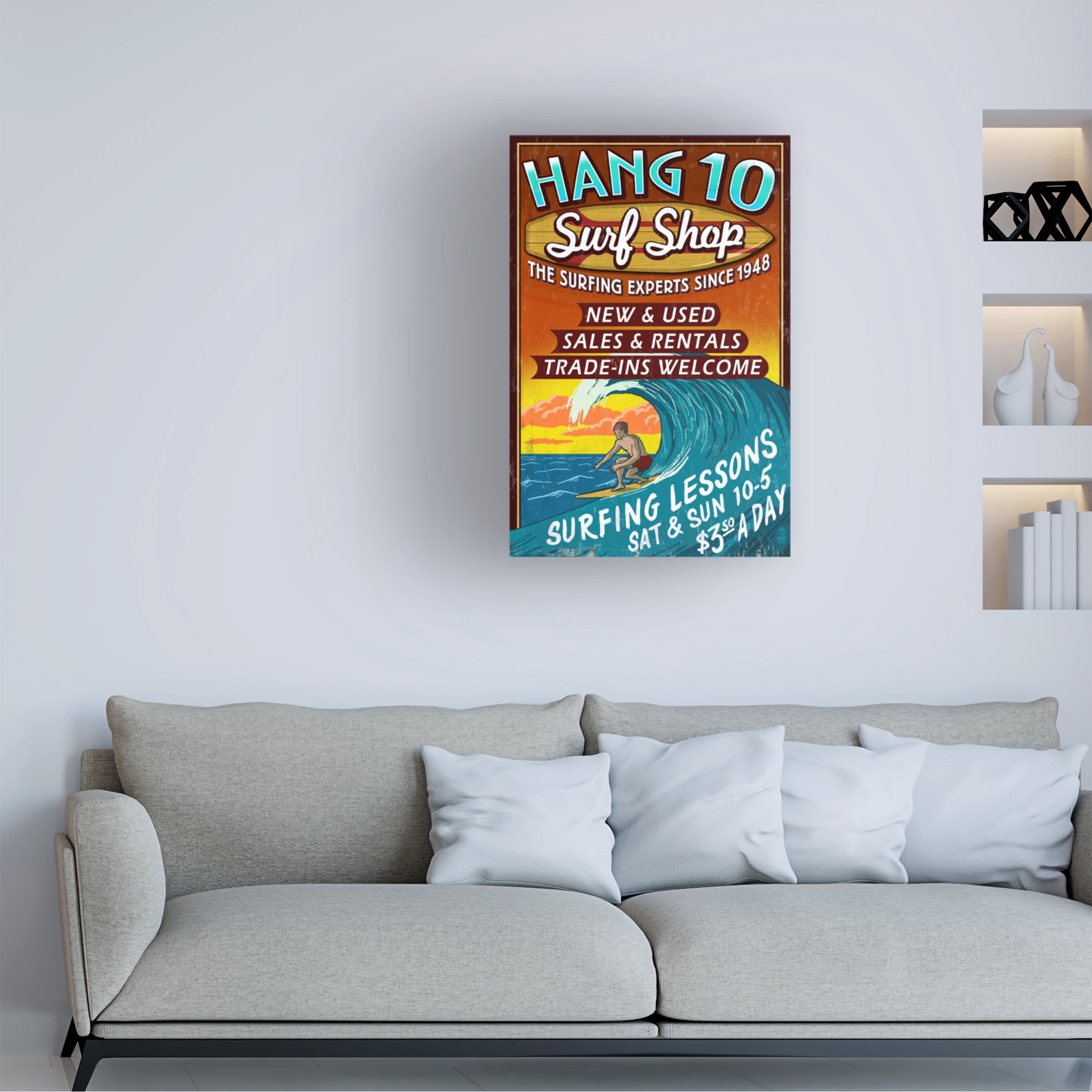 Lantern Press 'Wave' Canvas Art