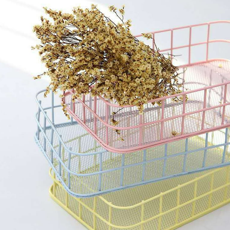 SANNO Stackable Wire Storage Baskets Chest Freezer Baskets