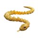 thumbnail image 5 of Estatua articulada de serpiente de Año Nuevo Chino 2025, 8,6 pulgadas de largo, versátil y resistente para colección de mesa lateral, adorno para el salpicadero del coche Dorado, 5 of 8