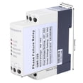 thumbnail image 4 of Relé De Monitoreo De Voltaje, 79x23x79 Mm De Retransmisión De Detección De Corriente De Voltaje Trifásico Con Indicadores LED, Relé De Sobrevoltaje De Subvoltaje Para Potencia, 4 of 7