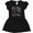 AB-Black, variant on Inktastic I Have Small Hands, but My Papas Wrapped Around My Little Finger Girls Baby Dress