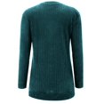 thumbnail image 6 of VISALY Pullover Crewneck Sweatshirt Tunic Sweatshirt Long Sleeve Shirts Loose Fit Casual Tops Fall Fashion Pullover Sweaters Side Oversized Sweatshirt Pullover Women Sweater Shirts Army Green L, 6 of 9