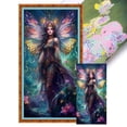 thumbnail image 1 of Hilo Algodón Ecológico Bordado 11CT 3 Hebras Impresión 50x100cm Kit Serie Personajes Punto Cruz Hada Y Mariposa, 1 of 9