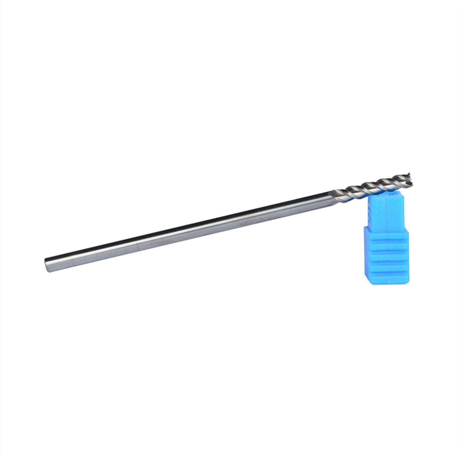 2pcs D4-4-100 Tungsten Steel End Mills 3 Flute Long Cutting Edge and Flattened Head Milling Cutters Machining for Aluminum