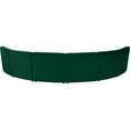 thumbnail image 4 of Meridian Furniture Sectionnel Modulaire 6 Pcs en Velours Vert Limitless, 4 of 9