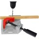 thumbnail image 3 of Abrazaderas multifuncionales de ángulo recto con clip de esquina de 90 grados de mango único de aleación de aluminio con mandíbula giratoria ajustable para proyectos de artesanía de carpintería, 3 of 4