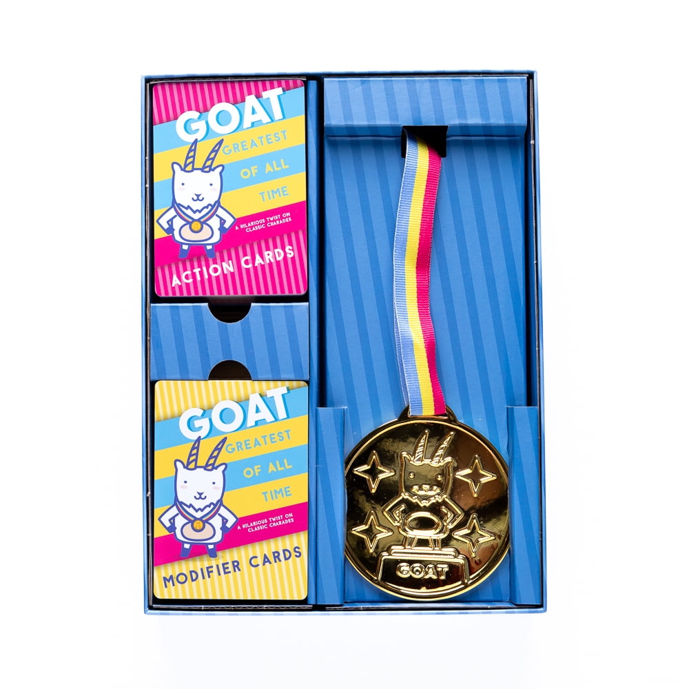 Greatest of All Time GOAT Card Game by Taco Cat Goat Cheese Pizza | Hilarious Twist on Charades | Funny Improv Family Game for Kids, Teens & Adults | Great Icebreaker for Game Night | 3–8 Players