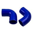 thumbnail image 4 of 2.5 inch Universal Aluminum Intercooler Turbo Piping pipe Kit+ Silicone+Clamp, 4 of 6