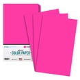 thumbnail image 1 of Papel de colores con estampado superfino en forma de bola de fuego fucsia, 8,5 x 14 pulgadas, 1 of 6