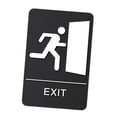 thumbnail image 5 of WLPZXP Exit Sign with Braille Decal 9 x 6 inch Graphical Symbol Emergency Exit Sign for, 5 of 9