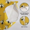 thumbnail image 6 of Summer Bee Pillow Covers 16x16 Set of 2 Bright Yellow Honey Bee Kind Outdoor Decorative Throw Pillows Farmhouse Pillowcases Linen Cushion Case Decor for Home Sofa Couch Bed, 6 of 6