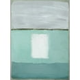 thumbnail image 2 of Gold, Caroline 15x18 White Modern Wood Framed Museum Art Print Titled - Azure Blue II, 2 of 4