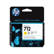 HP 712 DesignJet Yellow Ink Cartridge, 3ED69A