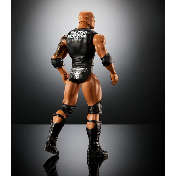 WWE Top Picks The Rock Action Figure, 6-inch Collectible Superstar