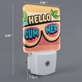thumbnail image 2 of Fuzoiu Hello Summer Print Dusk to Dawn LED Night Light with Light Sensor, Energy-Efficient Touch-Safe Night Lamp for Home, Office, and Kids' Rooms-EU, 2 of 7