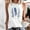 White, variant on Mingw Tank Tops for Women Plus Size Women Sleeveless Summer Casual Tops Round Neck Printing Sleeveless Vest Tops