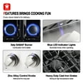 thumbnail image 3 of GASLAND Chef Slide-in Natural Gas Cooktop, 6 Deep Recessed Sealed Burners, 3 of 8